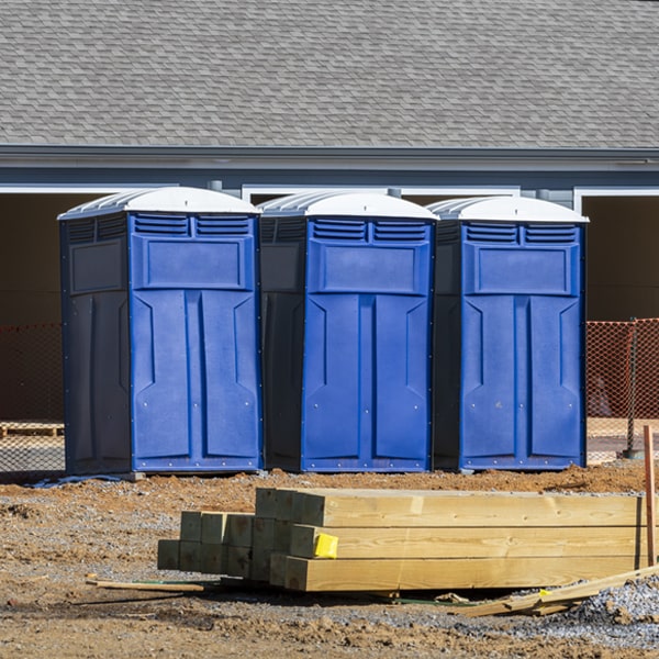 what is the maximum capacity for a single portable restroom in Bexar